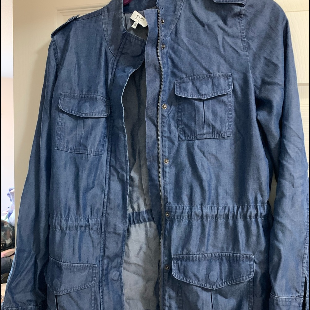 Light weight denim look jacket